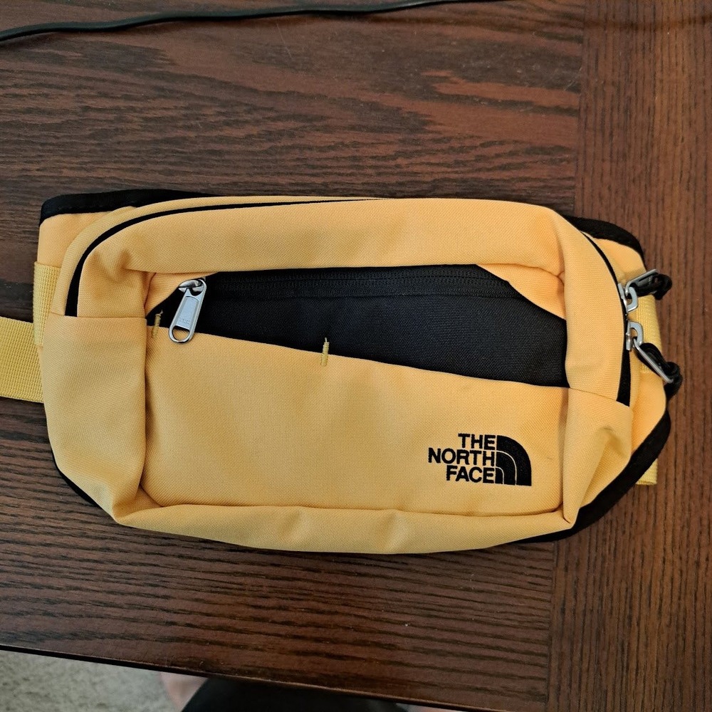 The North Face Bozer Hip Pack III-S Yellow Black Waist Bag Fanny Pack Small